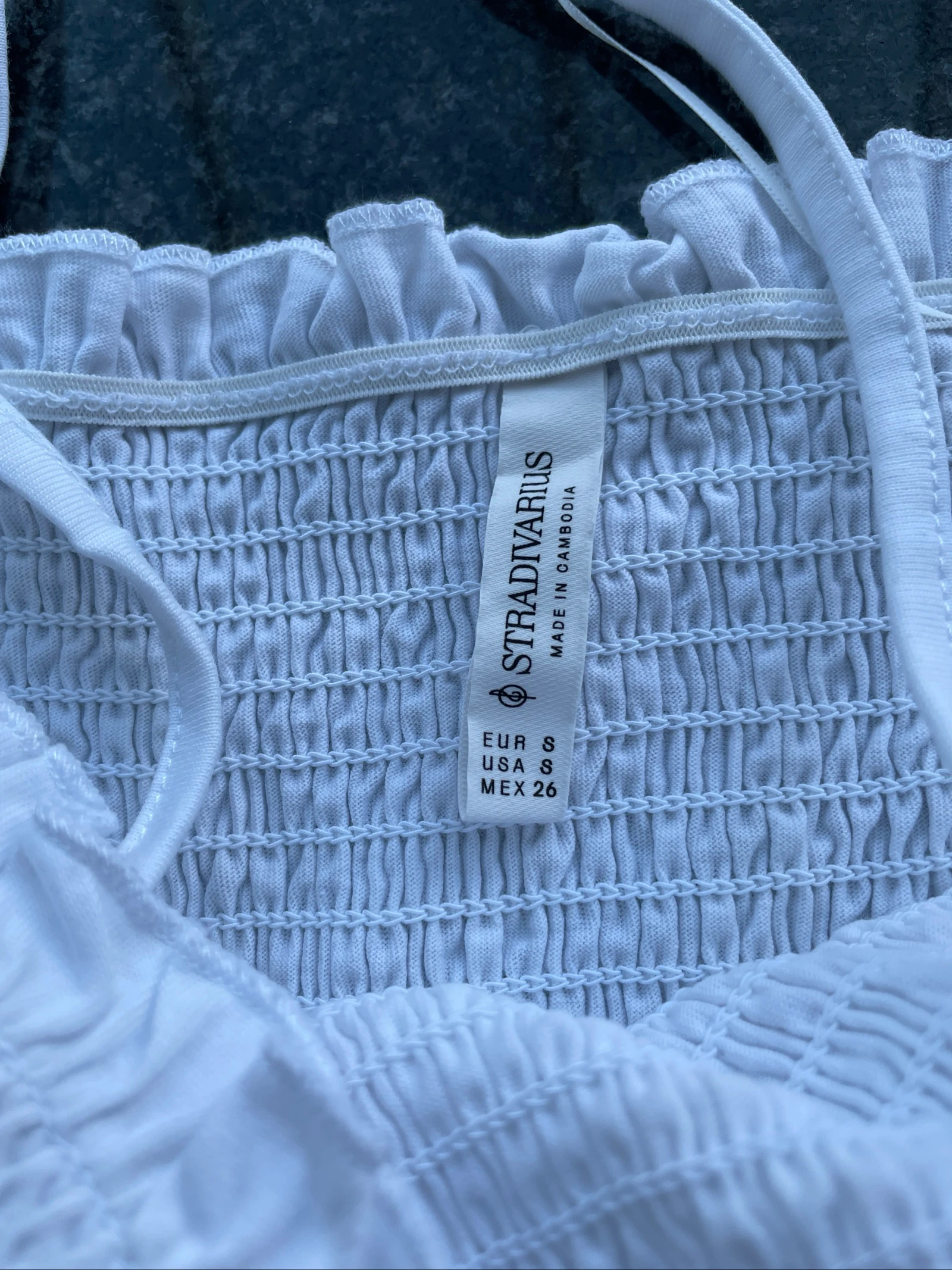 Stradivarius top wit maat S – photo 2